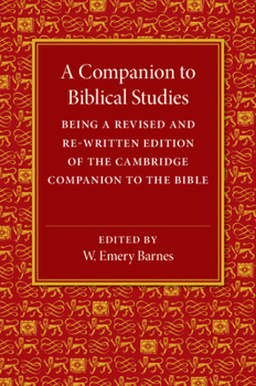 Paperback A Companion to Biblical Studies Book