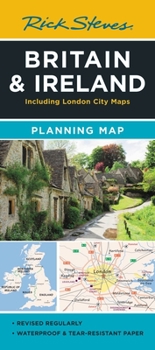 Loose Leaf Rick Steves Britain & Ireland Planning Map: Including London City Map Book