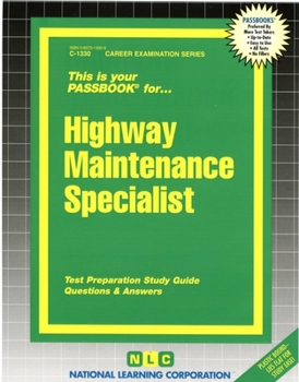 Spiral-bound Highway Maintenance Specialist Book