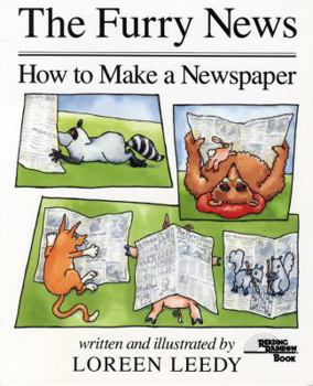 Hardcover The Furry News: How to Make a Newspaper Book