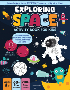 Paperback Exploring Space Activity Book for Kids Book