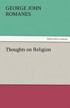 Paperback Thoughts on Religion Book