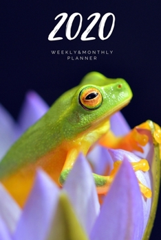2020 Weekly & Monthly Planner: Frog – 6X9 Size – Glossy Soft Cover - Multi-Purpose: Organizer/Calendar/Notebook/Agenda/Diary/Journal. (Animals Themed Planners)