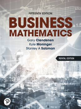 Hardcover Business Mathematics Book