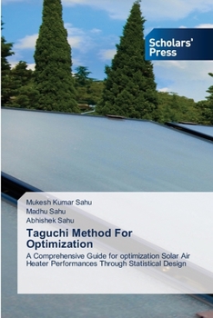 Paperback Taguchi Method For Optimization Book