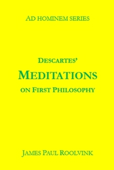 Paperback Descartes' Meditations: on First philosophy Book