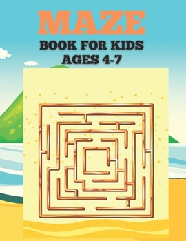 Paperback Mazes Book For Kids Ages 4-7: 100 Easy Mazes And Challenging Game Book For Kids. Book