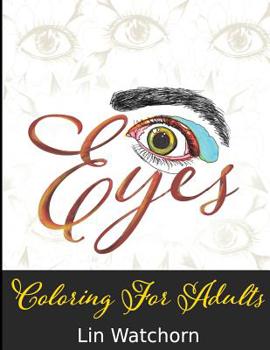 Paperback Eyes: Coloring For Adults Book