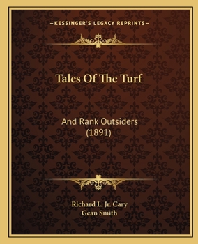 Paperback Tales Of The Turf: And Rank Outsiders (1891) Book