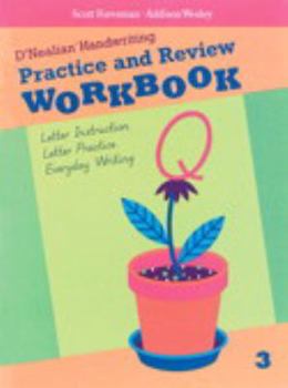 Paperback Dnealian Handwriting 1993 Practice and Review Workbook Grade 3 Book