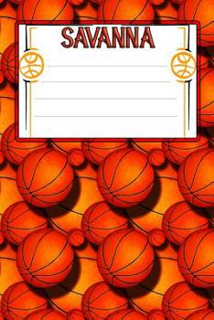 Paperback Basketball Life Savanna: College Ruled Composition Book