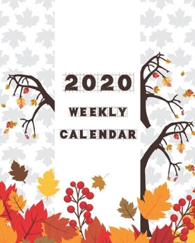 Paperback 2020 Weekly Calendar: 18 Month Blank Weekly Calendar With Space For Notes Book