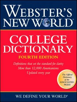 Hardcover Webster's New World College Dictionary, 4th Edition (Thumb-Indexed) Book
