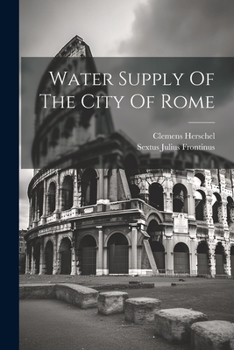 Paperback Water Supply Of The City Of Rome Book