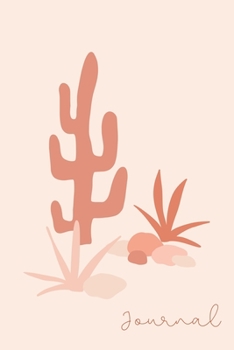 Journal: Cute Composition Notebook Diary | 100 Wide Ruled Pages | Small, 6x9 Inches | Cactus