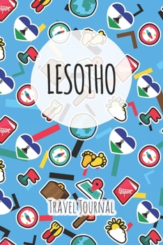 Lesotho Travel Journal: 6x9 Travel planner I Road trip planner I Dot grid journal I Travel notebook I Travel diary I Pocket journal I Gift for Backpacker