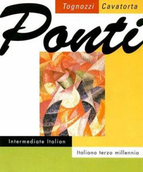 Paperback Ponti Intermediate Italian: Italiano Terzo Millennio Book