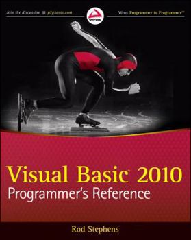 Paperback Visual Basic 2010 Programmer's Reference Book