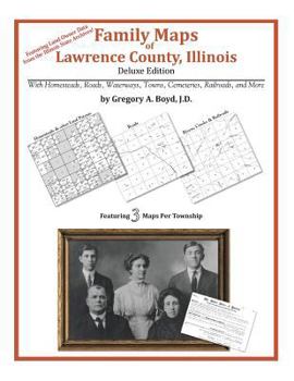 Paperback Family Maps of Lawrence County, Illinois Book