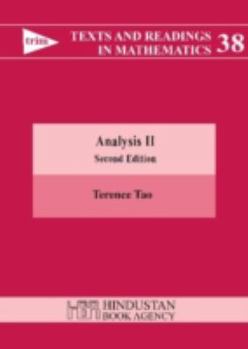 Hardcover Analysis II (Texts and Readings in Mathematics) Book