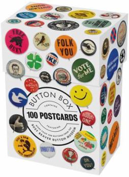 Card Book Button Box: 100 Postcards Book