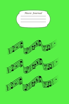 Music Journal: Melody Design: A 100 page musical staff lined journal for you to jot down your musical compositions