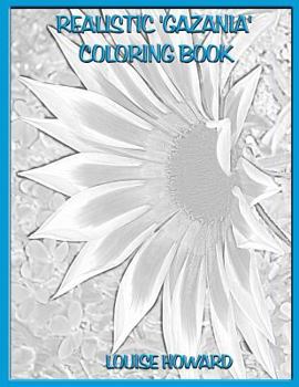 Paperback Realistic 'Gazania' Coloring Book