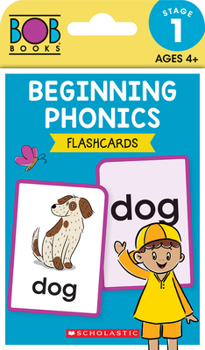 Misc. Bob Books - Beginning Phonics Flashcards Phonics, Ages 4 and Up, Kindergarten (Stage 1: Starting to Read) Book