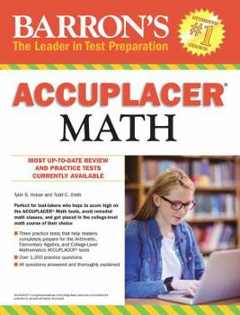 Paperback Accuplacer Math Book