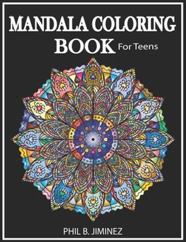 Paperback Mandala Coloring book for teens: Stress Relieving Mandala Designs for Adults Relaxation Book