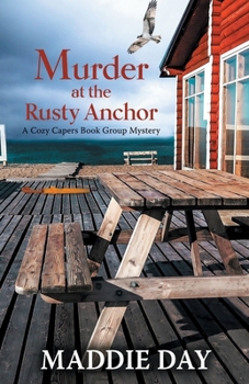 Paperback Murder at the Rusty Anchor [Large Print] Book