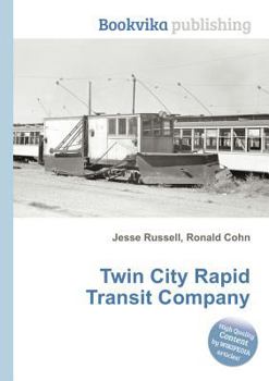 Paperback Twin City Rapid Transit Company Book