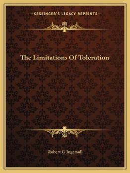 Paperback The Limitations Of Toleration Book
