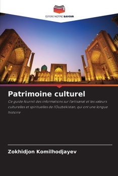 Paperback Patrimoine culturel [French] Book