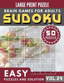 Paperback SUDOKU Easy Large Print: SUDOKU Easy Quiz Books for Senior, mom, dad and your kids Large Print (Sudoku Brain Games Puzzles Book Large Print Vol [Large Print] Book