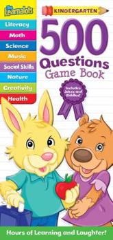 Paperback The Learnalots 500 Questions Game Book: Kindergarten Book