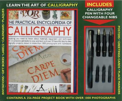 Misc. Supplies The Practical Encyclopedia of Calligraphy Kit: Learn the Art of Calligraphy: A 256-page Project Book Including a Calligraphy Pen with Four Changeable Nibs Book