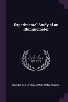 Paperback Experimental Study of an Illuminometer Book