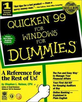 Paperback Quicken 99 For Windows For Dummies Book