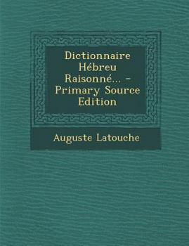 Paperback Dictionnaire Hebreu Raisonne... [French] Book