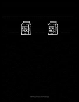 Paperback Fresh Real Milk: Genkouyoushi Notebook Book