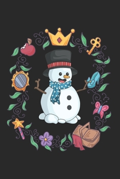 Paperback Christmas Snowman Fairy Tale Notebook: Graph Paper Journal 6x9 - 120 Pages Book