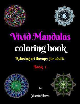 Paperback Vivid Mandalas: Adult coloring book