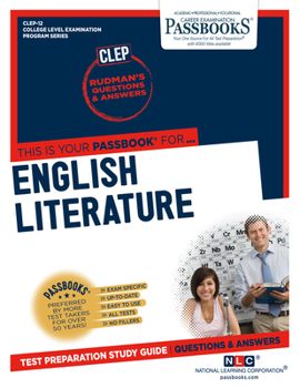 Paperback English Literature (Clep-12): Passbooks Study Guide Volume 12 Book