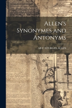 Paperback Allen's Synonymes and Antonyms Book