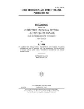 Paperback Child Protection and Family Violence Prevention Act Book