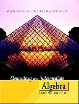 Hardcover Elementary And Intermediate Algebra Book