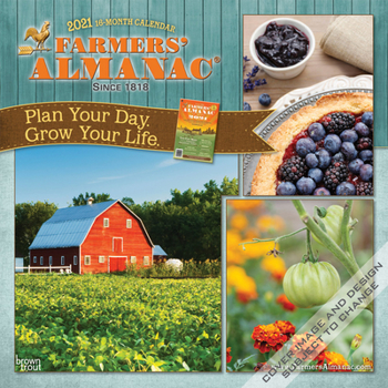 Calendar Farmers' Almanac 2021 Square Book