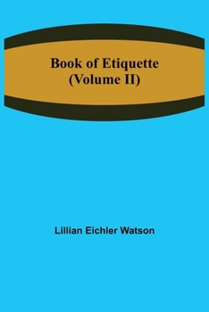 Paperback Book of Etiquette (Volume II) Book