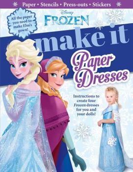 Hardcover Disney Frozen: Make It Paper Dresses (1) Book